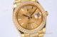 (EW) Rolex Diamond 36mm Day-Date Watch Yellow Gold Center Diamonds (2)_th.jpg